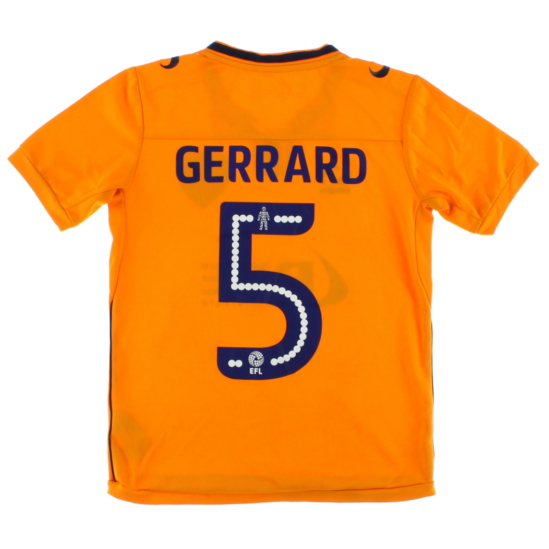 2017-18 Oldham Sondico Away Shirt Gerrard #5 Y