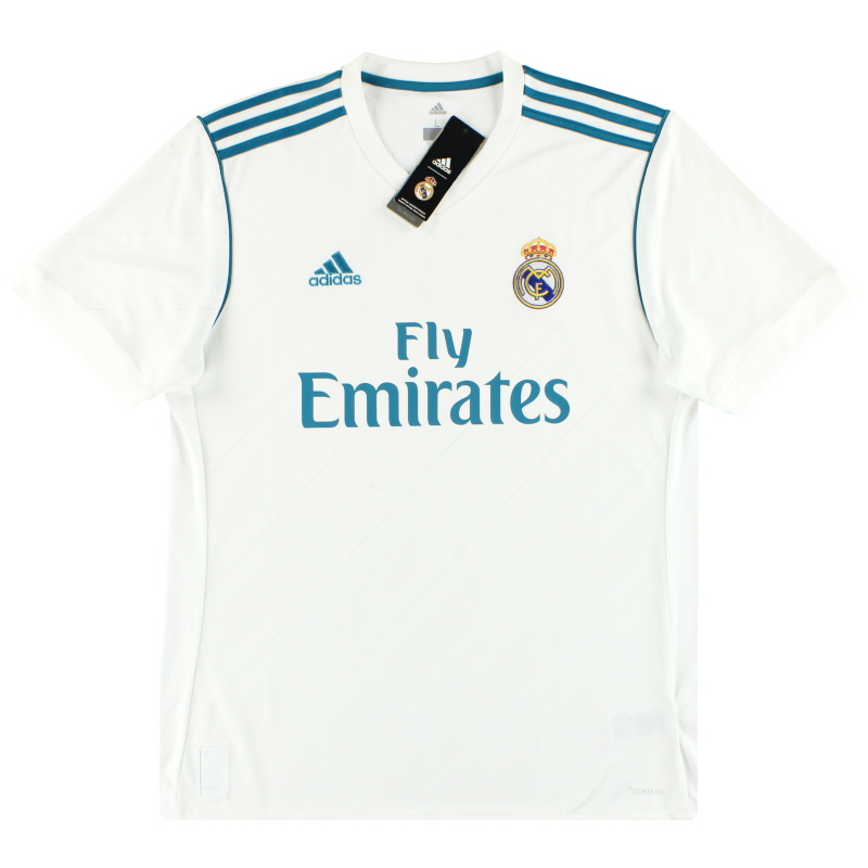 typist opwinding staking 2017-18 Real Madrid adidas Home Shirt *w/tags* L AZ8059