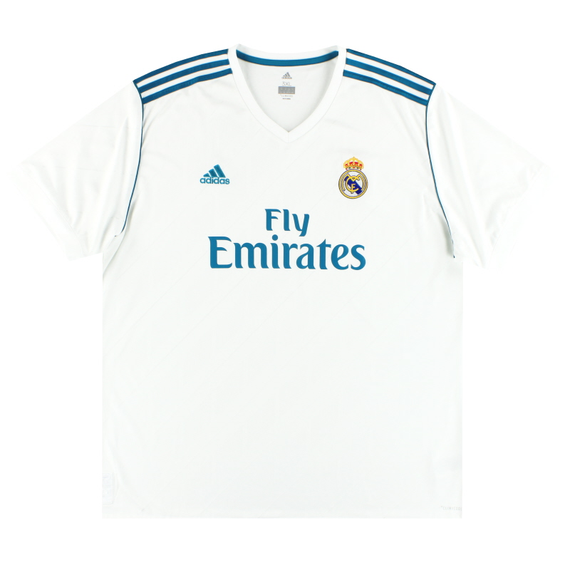 Miseria Pais de Ciudadania Perezoso Camiseta Real Madrid 2017-18 adidas Home XXXL AZ8059