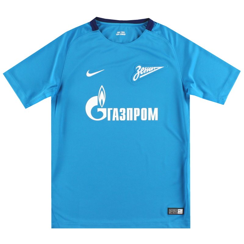2017-18 Zenit St. Petersburg Nike Home Shirt *BNIB* M.Boys - 854807-400 - 884497366500