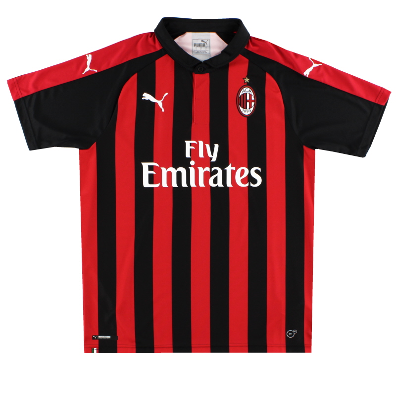 2018-19 AC Milan Puma Home Shirt S - 754419-06