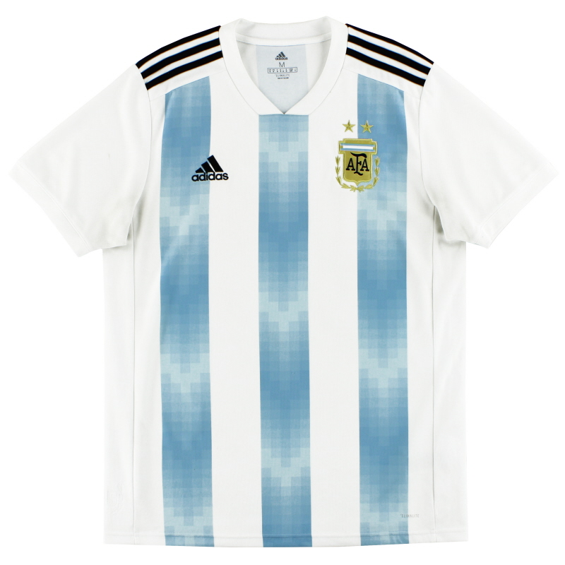 2018-19 Argentina adidas Home Shirt L.Boys - BQ9288