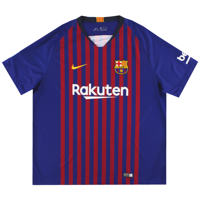 Hambre repertorio haz Camiseta Barcelona 2018-19 Nike Home O.Dembele #11 *Mint* XXL 918990-703