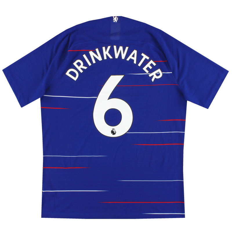 2018-19 Chelsea Nike Vapor Home Shirt Drinkwater #6 *Mint* L - 918922-496