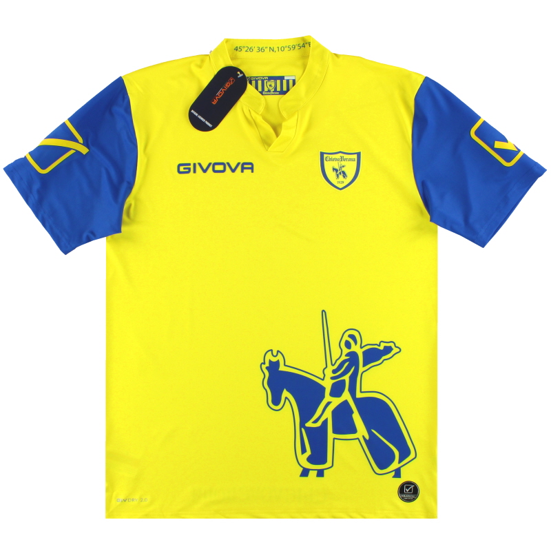 2020-21 Chievo Verona Givova Home Shirt *BNIB* - 151608-0007