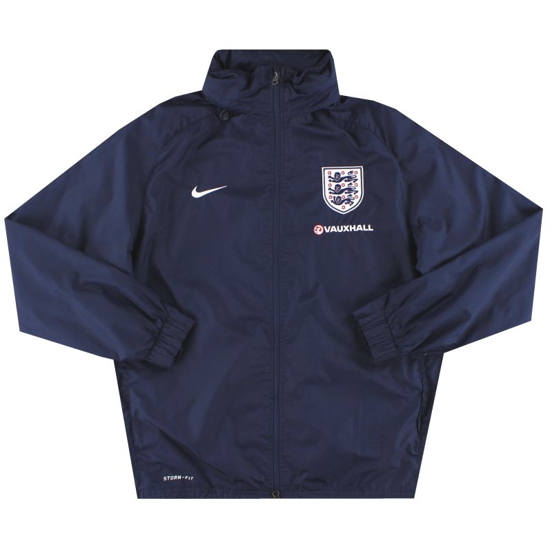 2018-19 England Nike Player Issue Storm-Fit Hooded Jacket L - 585310-452