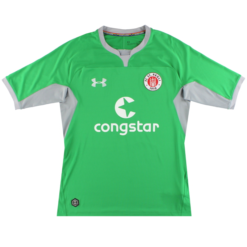 2018-19 FC St. Pauli Under Armour Goalkeeper Shirt *As New* 