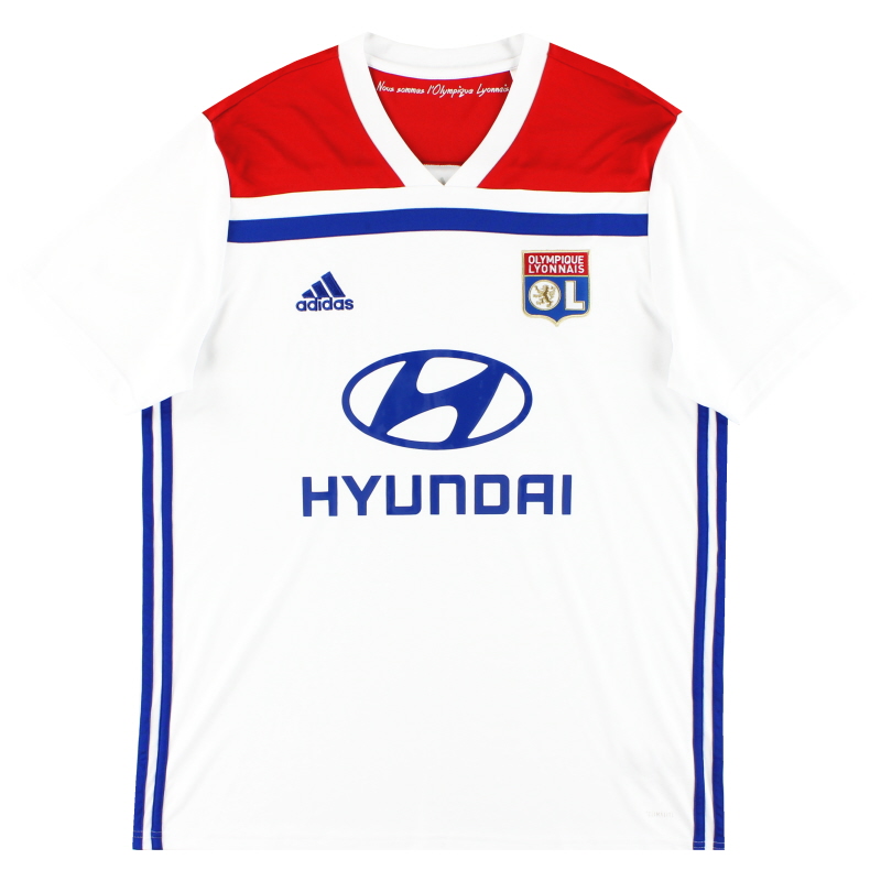 2018-19 Lyon adidas Home Shirt L