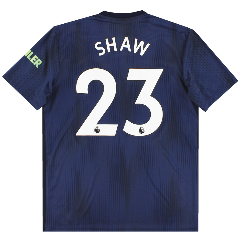 2018-19 Manchester United adidas Third Shirt Shaw #23 L - DP6022