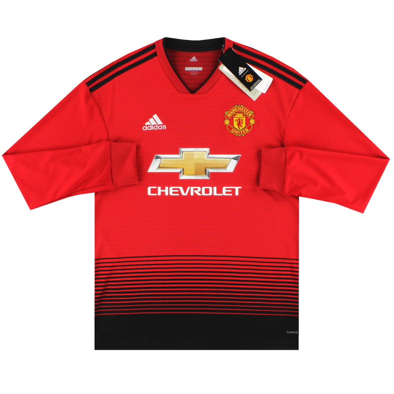 2018-19 Manchester United adidas Home Shirt L/S *w/tags* M - CG0047