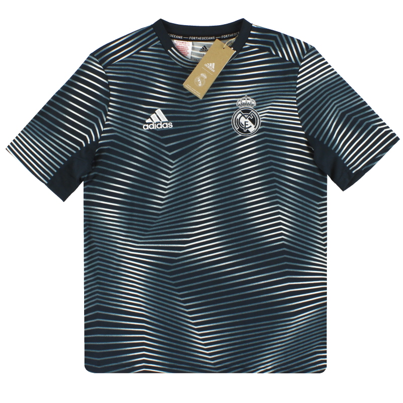 2018-19 Real Madrid adidas Pre-Match Shirt *w/tags* L.Boys