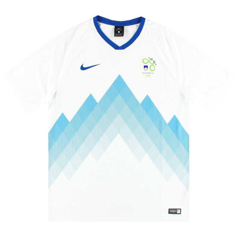 2018-19 Slovenia Nike Basic Home Shirt *As New* L - AH5485-100