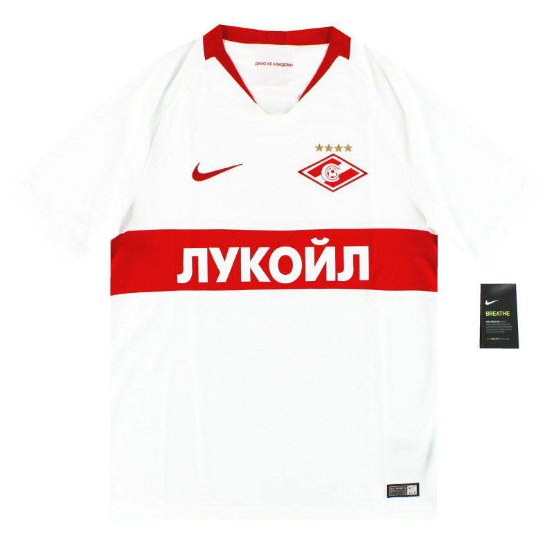 Maglia Spartak Mosca 2018-19 Nike Away *con etichette* M - 919684-101 - 091208188652