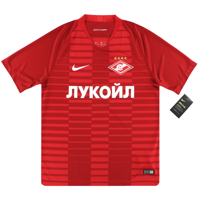 2018-19 Spartak Moscow Nike Home Shirt *w/tags* M  - 919685-658