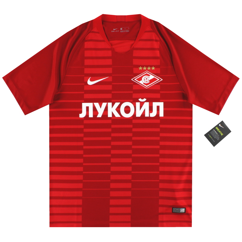 2018-19 Spartak Mosca Nike Campione Maglia Home *w/tag* M - n919685