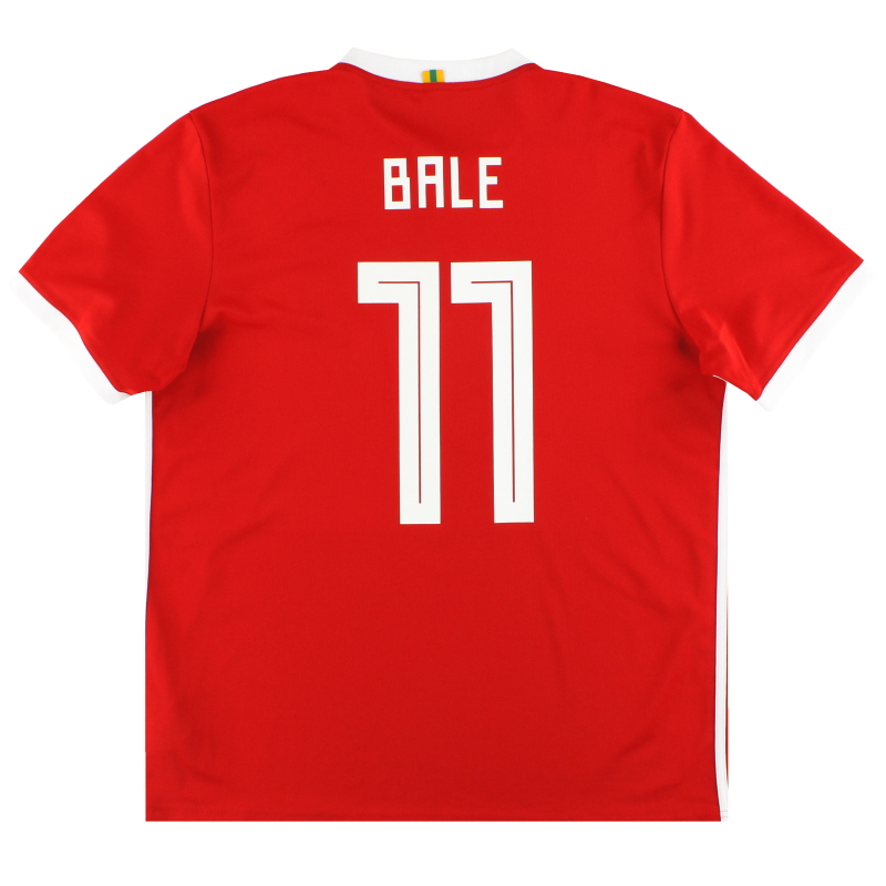 2018-19 Wales adidas Home Shirt Bale #11 *Mint* XL - BP9982
