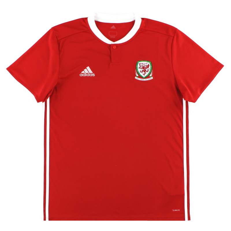 2018-19 Wales Adidas Home Shirt M - BP9982
