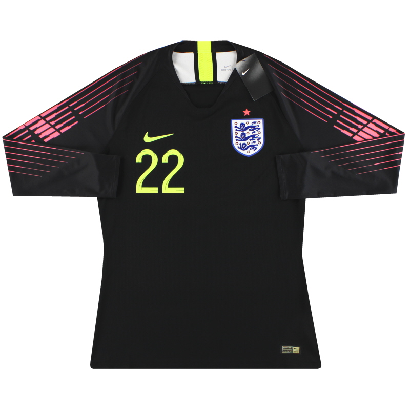 2018-20 England Nike Player Issue Goalkeeper Shirt #22 *w/tags* L