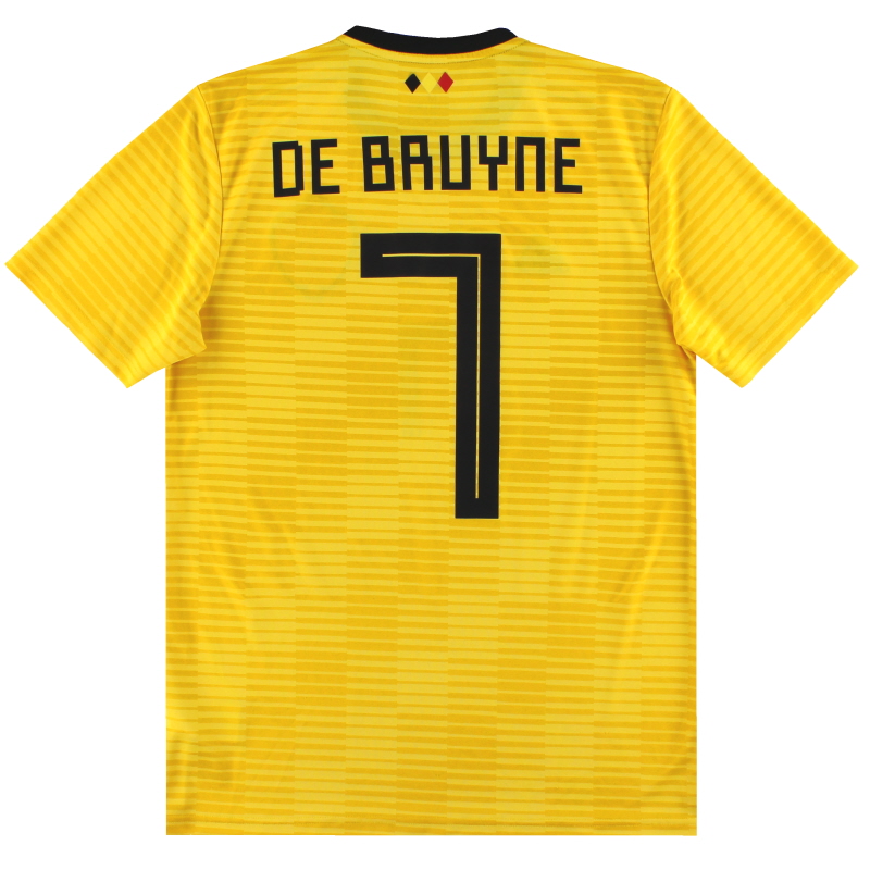 2018 adidas Away Shirt De Bruyne # 7 M BQ4536