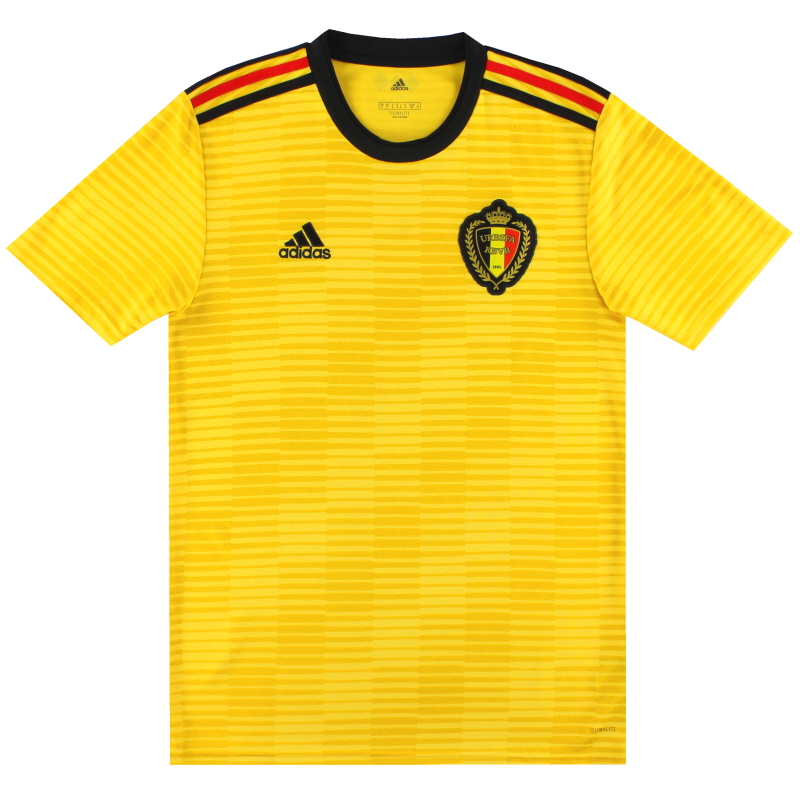 2018 Belgium adidas Away Shirt S - BQ4536