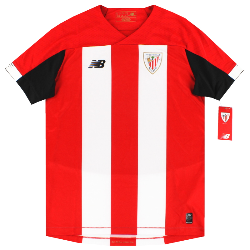 2019-20 Athletic Bilbao New Balance Home Shirt *w/tags* L.Boys - JT930185