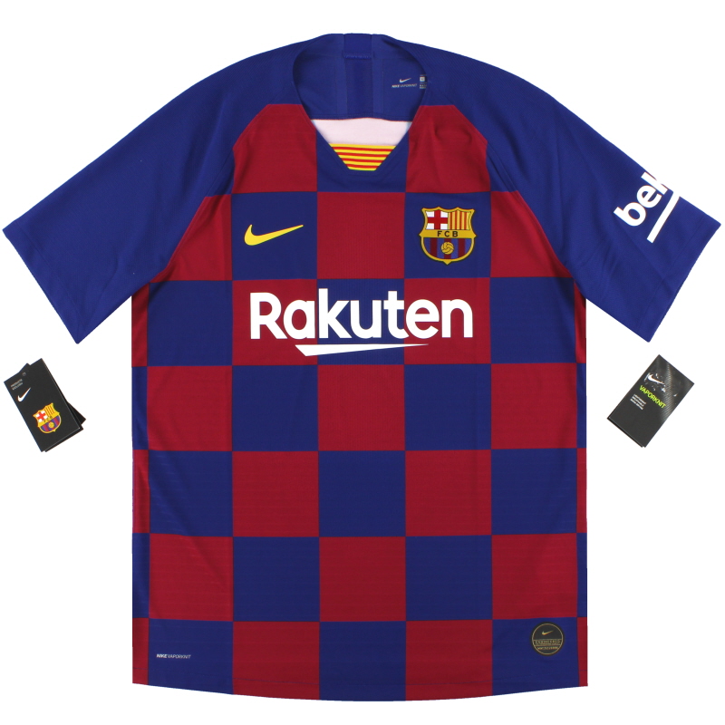 2019-20 Barcelona Player Issue Vapourknit  Home Shirt *w/tags* M - AJ52587-456