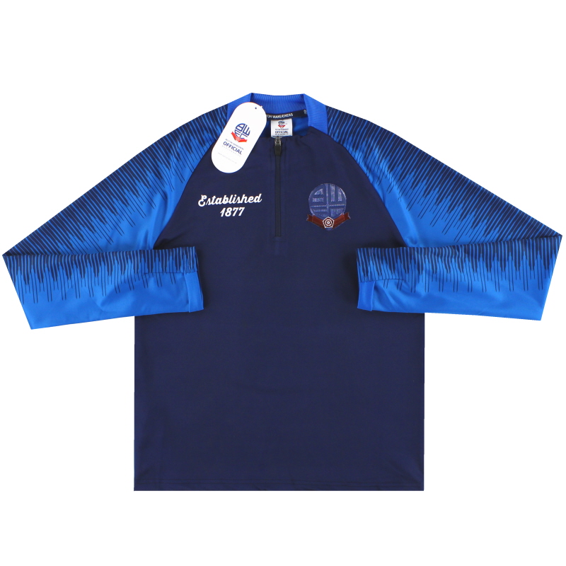2019-20 Bolton Established 1877 Camiseta de entrenamiento con cremallera de 1/4 *BNIB* XL.Niños