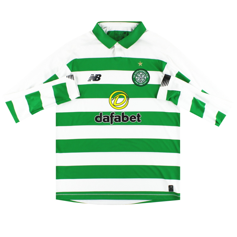 2019-20 Celtic New Balance Home Shirt L/S L
