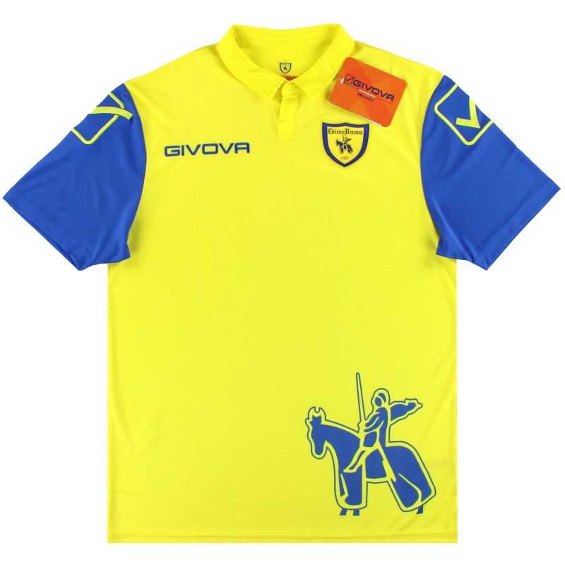 2019-20 Chievo Verona Givova 홈 셔츠 *BNIB* M