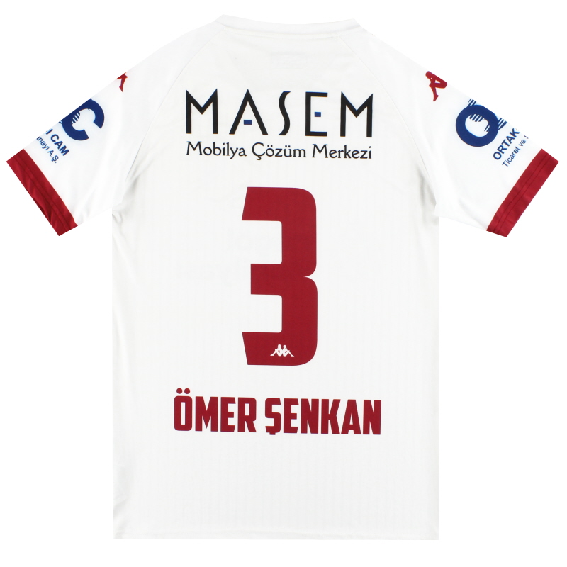 2019-20 Inegolspor Player Issue Away Shirt Omer Senkan #3 *As New* L