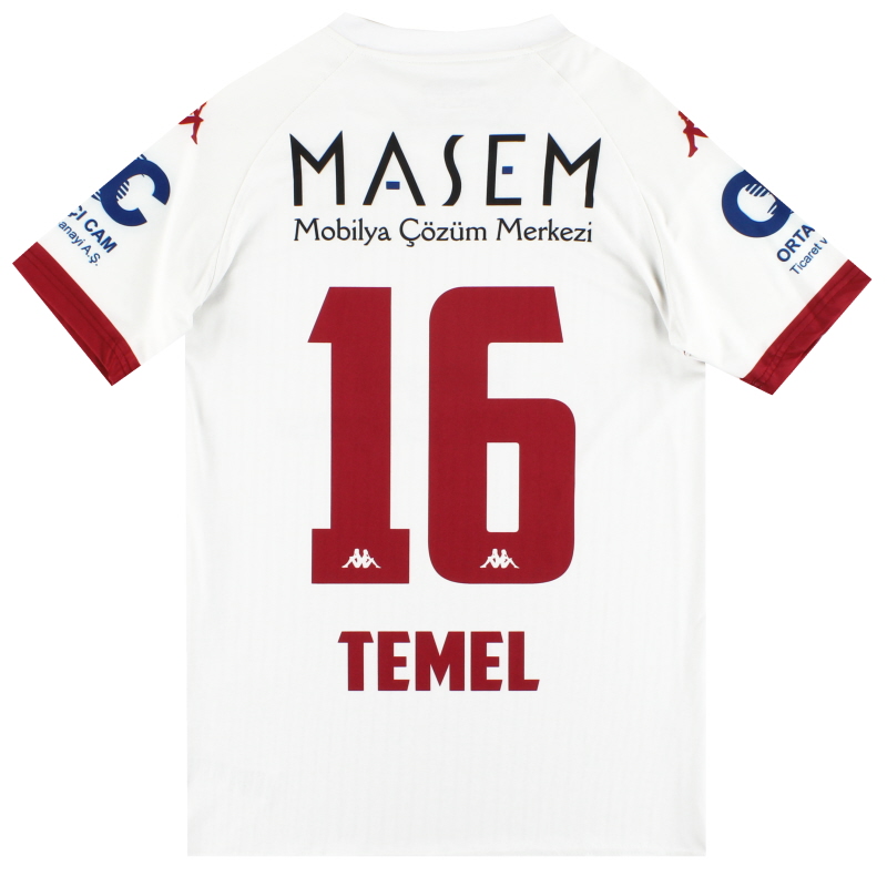 2019-20 Inegolspor Player Issue Maglia da trasferta Temel #16 *Come nuova* M