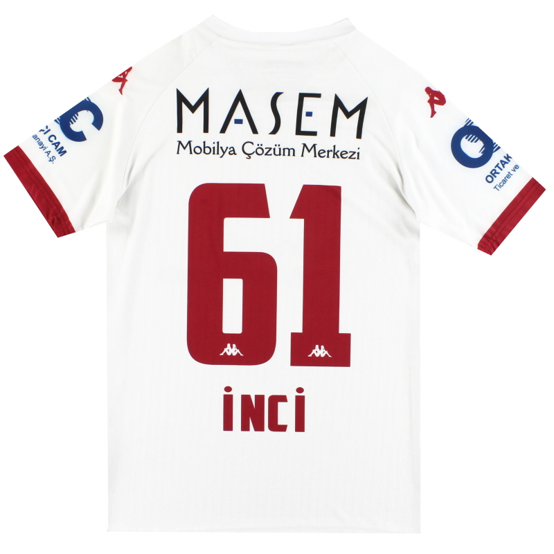 2019-20 Inegolspor Player Issue Away Shirt Inci #61 *As New* M