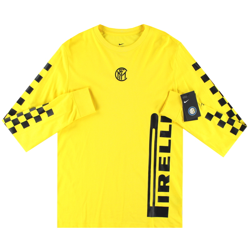 2019-20 Inter Milan Nike Pirelli T-Shirt L/S *w/tags* S