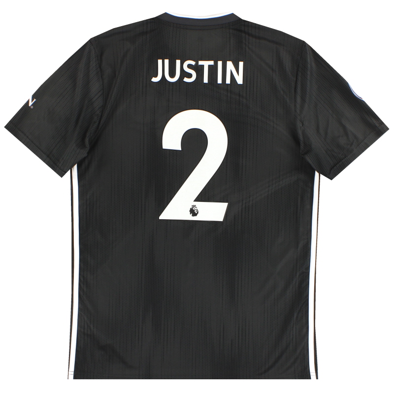 2019-20 Leicester adidas Third Shirt Justin #2 *w/tags* M - DP3534 - 4060515084595