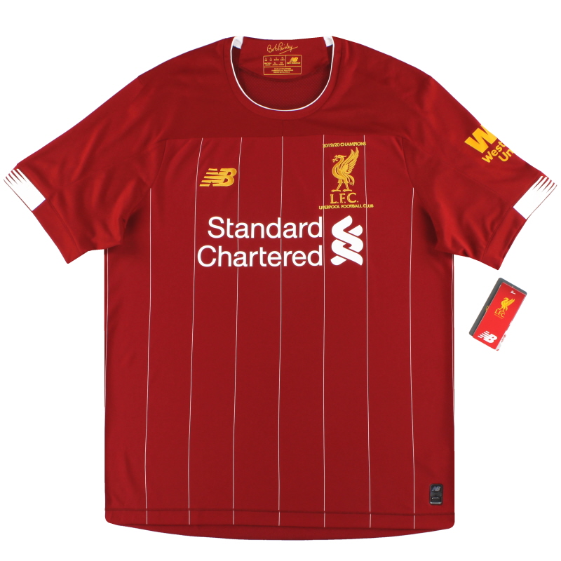 2019-20 Liverpool New Balance 'Champions' Home Shirt *w/tags* M - 377128-08