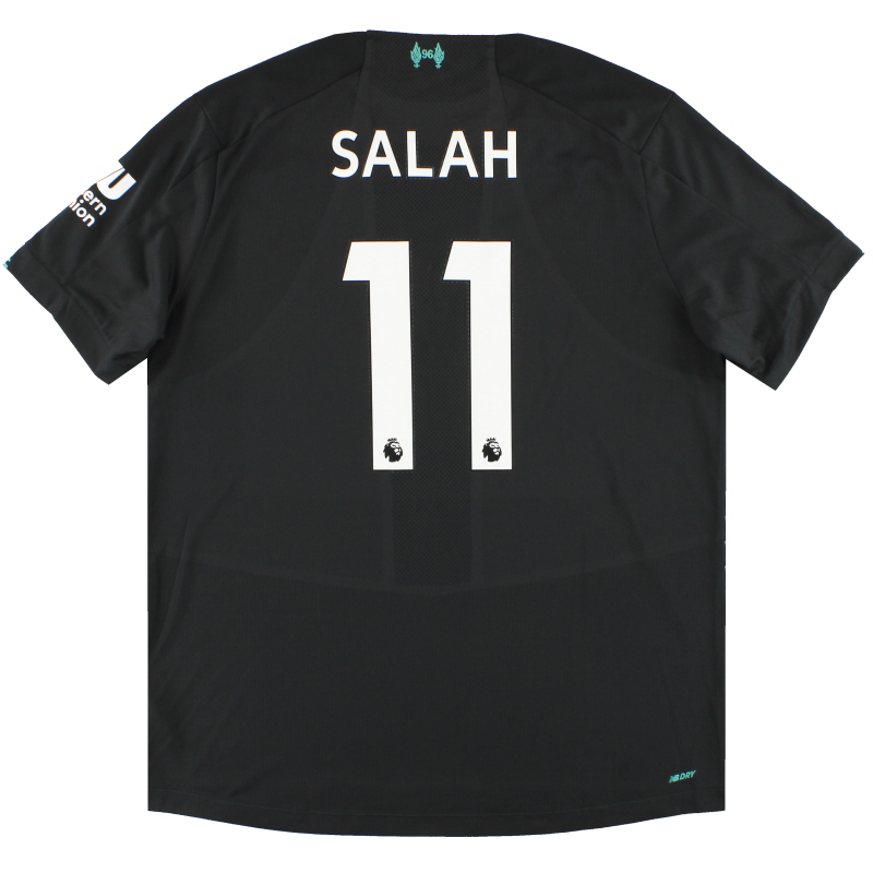 Criatura computadora Engañoso Camiseta de la tercera equipación del Liverpool New Balance 2019-20 Salah #  11 * Mint * XL 377063-03