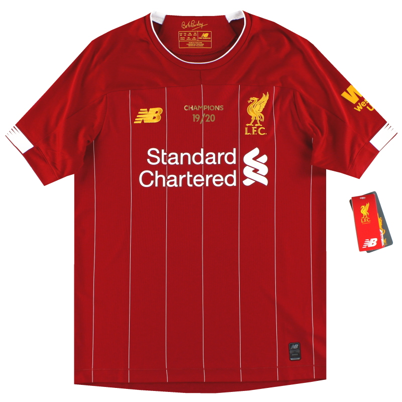 2019-20 Liverpool New Balance ’Champions’ Home Shirt *w/tags* M.Boys