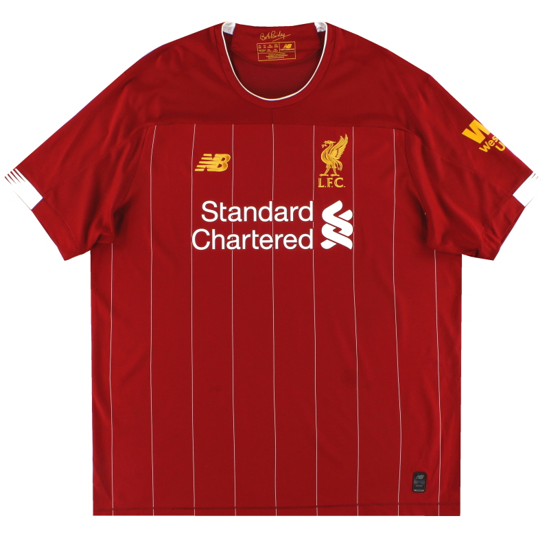 2019-20 Liverpool New Balance Home Shirt XL - JT930000