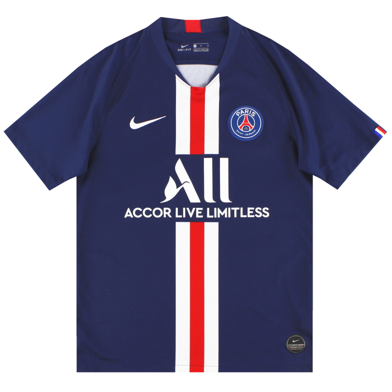 2019-20 파리 생제르맹 나이키 홈 셔츠 M - AJ5553-411