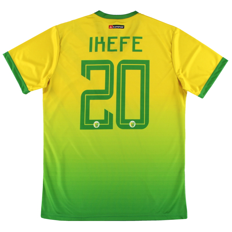 2019-20 Plateau United Kapspor Player Issue Home Shirt Ikefe #20 *w/tags* L 
