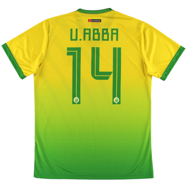 2019-20 Plateau United Kapspor Player Issue Home Shirt U.Abba #14 *w/tags* L 