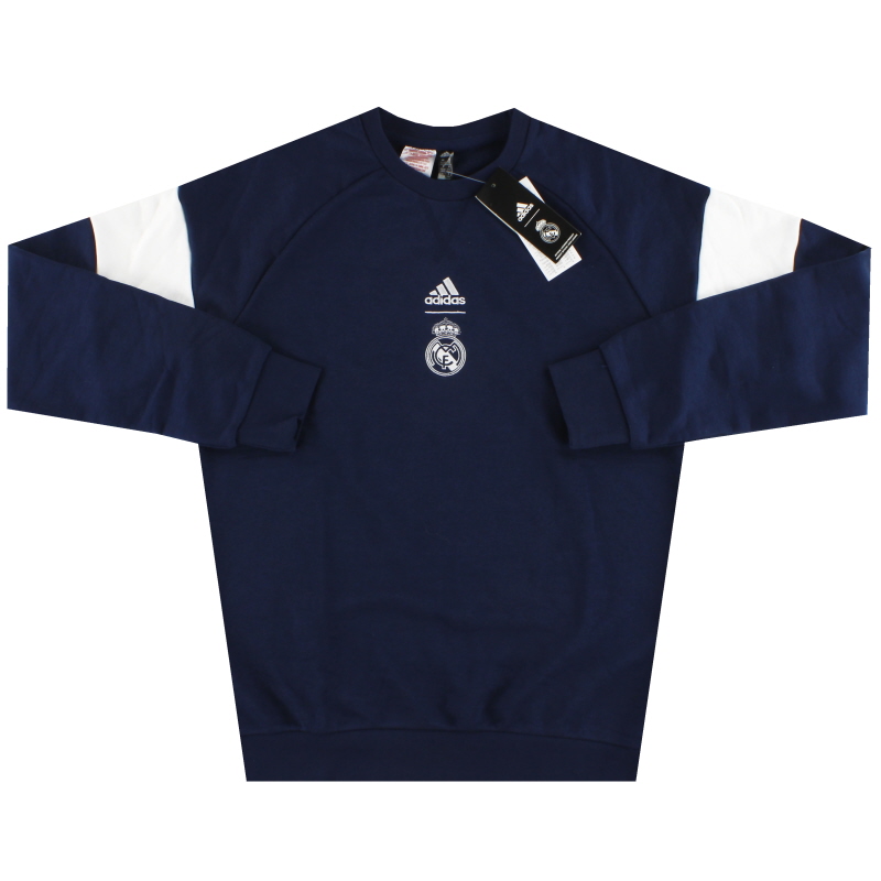 Sudadera Real Madrid 2019-20 adidas Crew etiquetas* XL.Niño