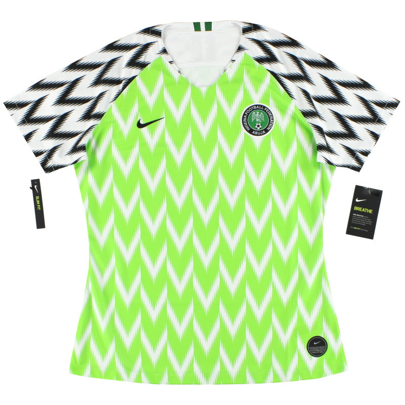 2019 Nigeria Nike Womens Home Shirt *BNIB* S - 893957-100 - 886916474049