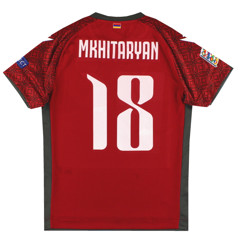 2020-21 Armenia Macron Match Issue Home Shirt Mkhitaryan #18 M