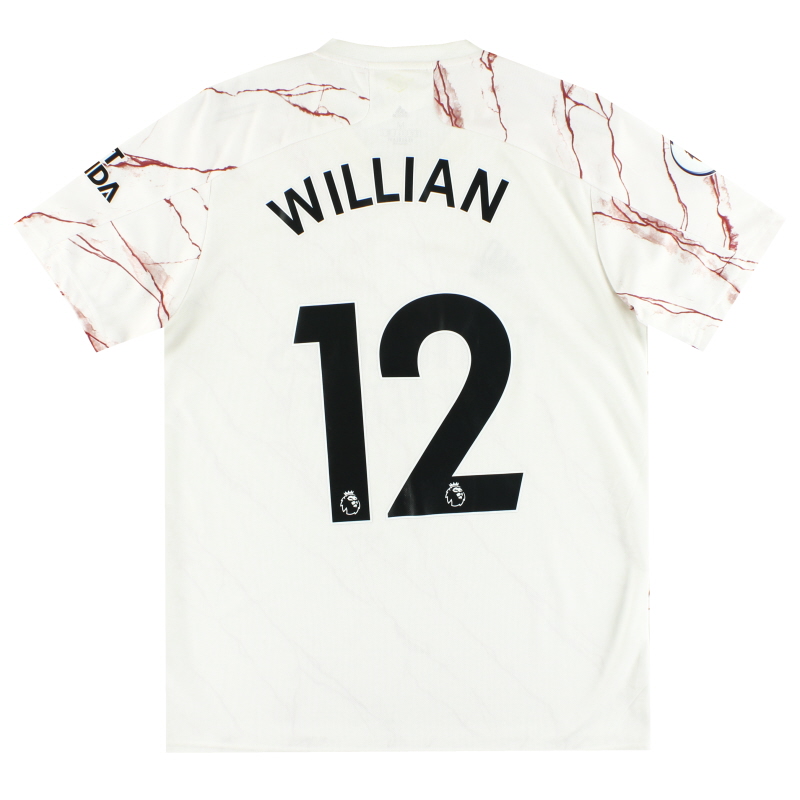 2020-21 Arsenal adidas Away Shirt Willian #12 M - EH5815