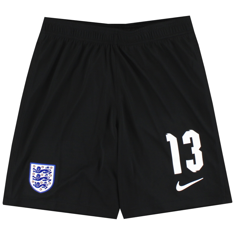 2020-21 England Nike Player Issue Goalkeeper Shorts #13 *As New* M - CD8360-010