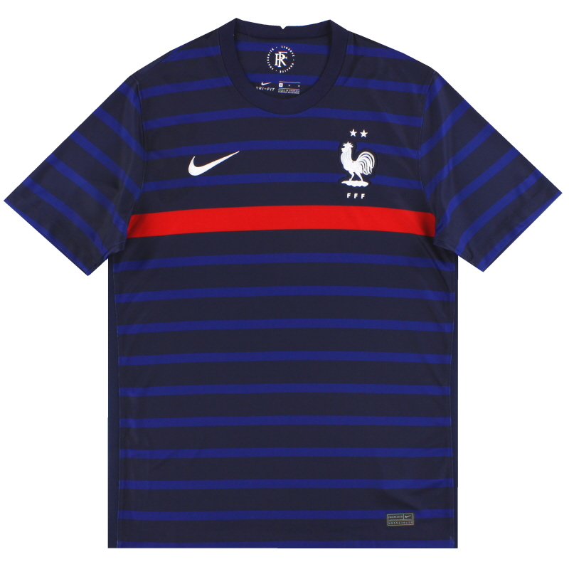 2020-21 Frankreich Nike Heimtrikot *Wie neu* - CD0700-498
