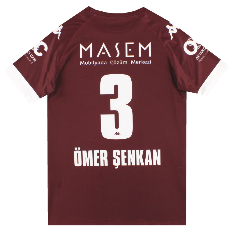 2020-21 Inegolspor Player Issue Home Shirt Omer Senkan #2 *As New* L
