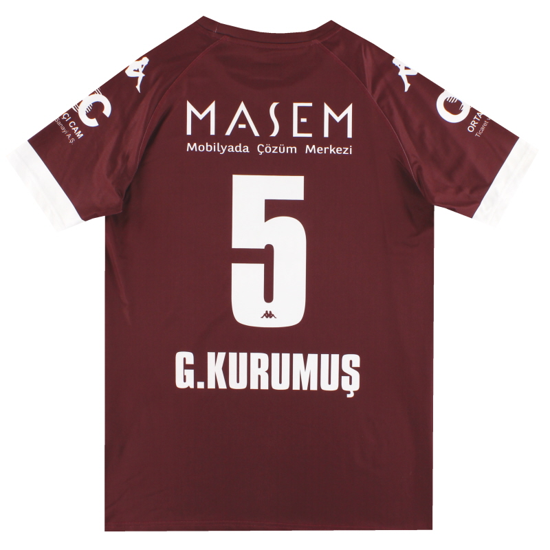 2020-21 Inegolspor Player Issue Home Shirt G.Kurumus #5 *As New* L