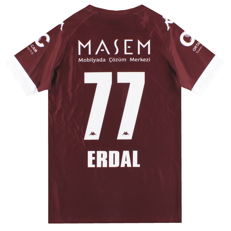 2020-21 Inegolspor Player Issue Home Shirt Erdal #77 *As New* M